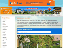 Tablet Screenshot of germanyhotels.com